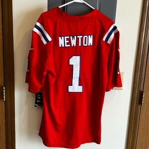 Brand New Cam Newton Jersey New England Patriots Adult Medium Stitched